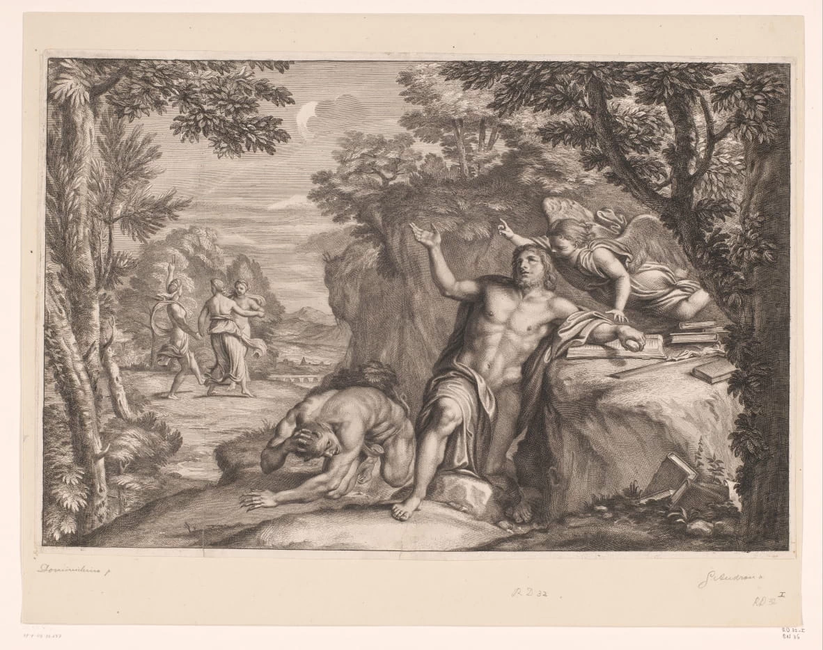 Domenico Zampieri detto Domenichino - 246, Tentazione di Girolamo nel deserto, Rijks Museum, Amsterdam